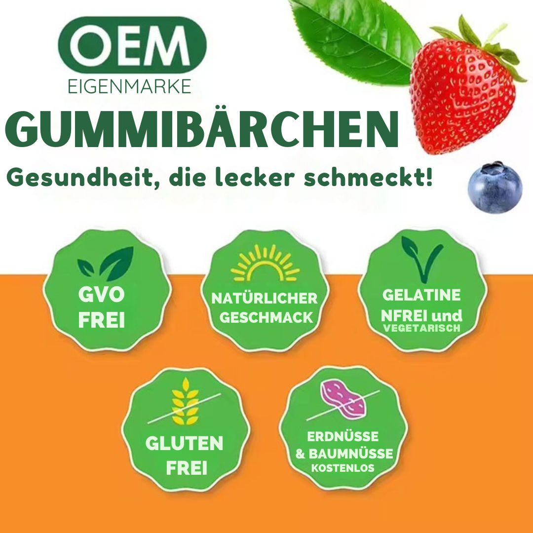 Gastrointestinal Digestive Soft Candy Fruit Flavor Nutritional Vitamin Soft Candy