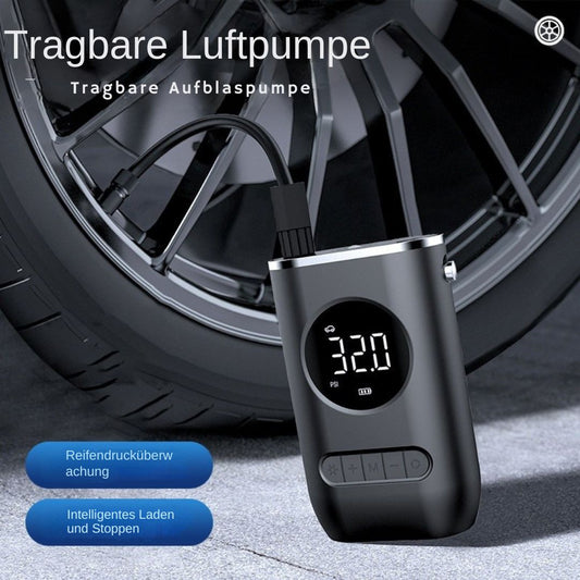 New Car Portable Inflator Pump Mini Bicycle Electric Tire Handheld Wireless Charging Super Car Inflator Pump