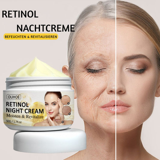 Retinol Night Cream, Reduces Facial Fine Lines And Dark Circles Lift Skin And Hydrating Face Cream