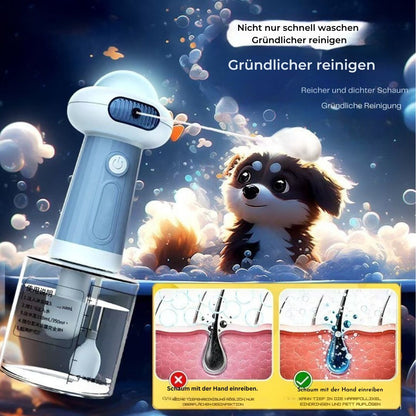 Pet Cleaning Bathing Automatic Pet Shower Foaming Machine Cat Dog Bath Solution Foaming Machine Electric Bubble Machine