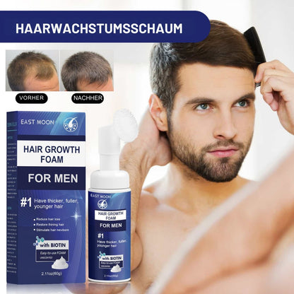 Men's Dense Hair Foam Machine, Repair Hair Root Follicle Men's Hair Thick Moisturizing Foam