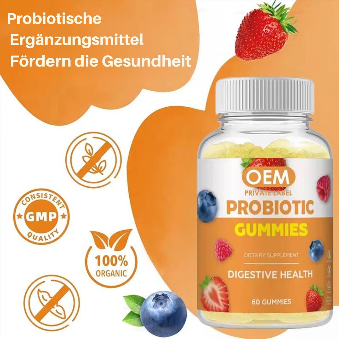 Gastrointestinal Digestive Soft Candy Fruit Flavor Nutritional Vitamin Soft Candy