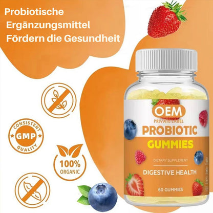 Gastrointestinal Digestive Soft Candy Fruit Flavor Nutritional Vitamin Soft Candy